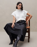 Saia Midi Statement - Preto