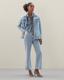 Calça Reta Jeans Essential - Azul Claro