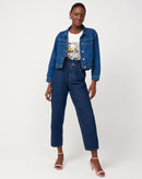 Sandália Básica Salto Fino Baixo - Rosa Claro