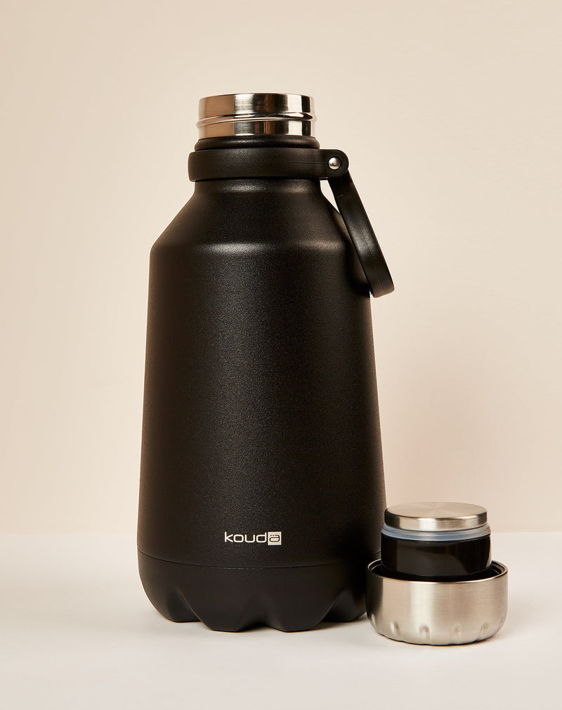 Garrafa Térmica Kouda Loa - 1,2l - Preto