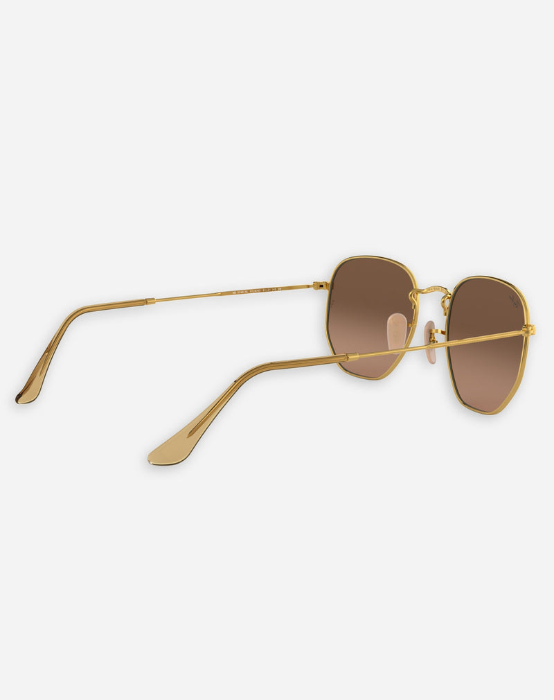 Ray-ban Óculos de Sol Hexagonal Flat Lenses - Dourado / Marrom