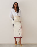 Scarpin Salto Alto Bico Fino - Dourado