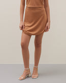 Sandália Salto Bloco com Tiras e Corrente Removível - Off-white