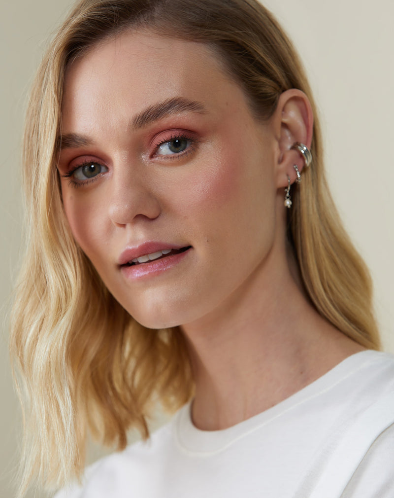 Kit Ear Cuff Folheado - Prata