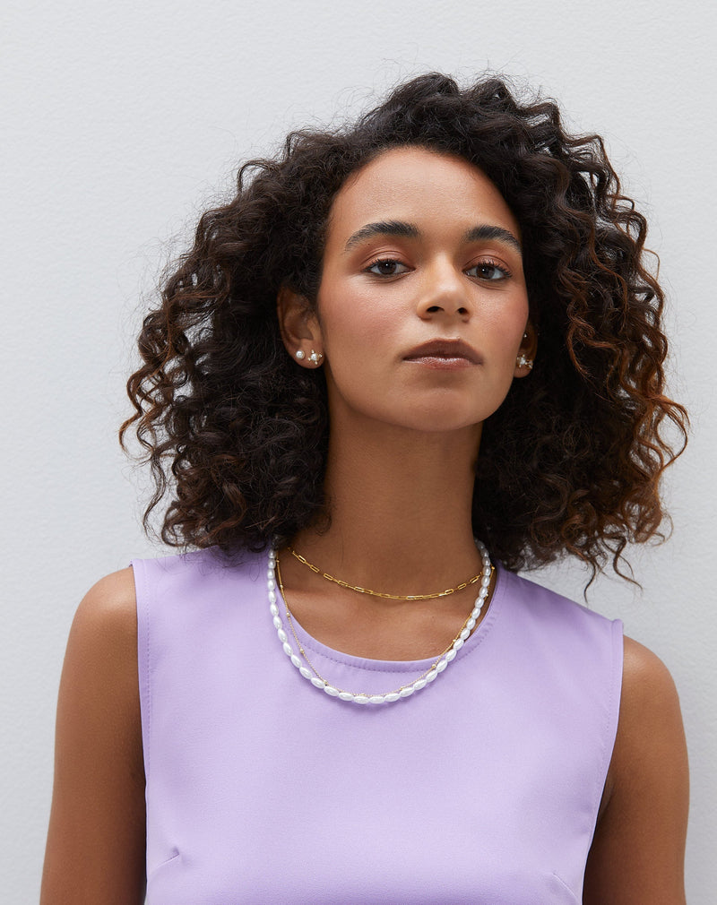 Kit 3 Brincos Folheados Pérola e Zircônia Essential - Dourado