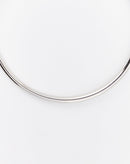 Choker Tubo Fina Folheada - Prata