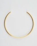 Choker Tubo Fina Folheada - Dourado