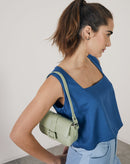 Bolsa Baguete Fivela Forrada - Verde Claro