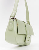 Bolsa Baguete Fivela Forrada - Verde Claro