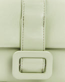 Bolsa Baguete Fivela Forrada - Verde Claro