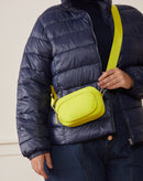 Bolsa Crossbody Nylon  - Amarelo Neon