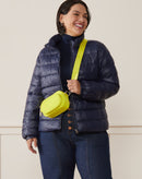 Bolsa Crossbody Nylon  - Amarelo Neon