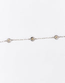 Colar Folheado Flores Bicolor - Bicolor