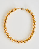 Colar Bolas Folheado - Dourado