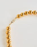 Colar Bolas Folheado - Dourado