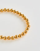 Colar Bolas Folheado - Dourado