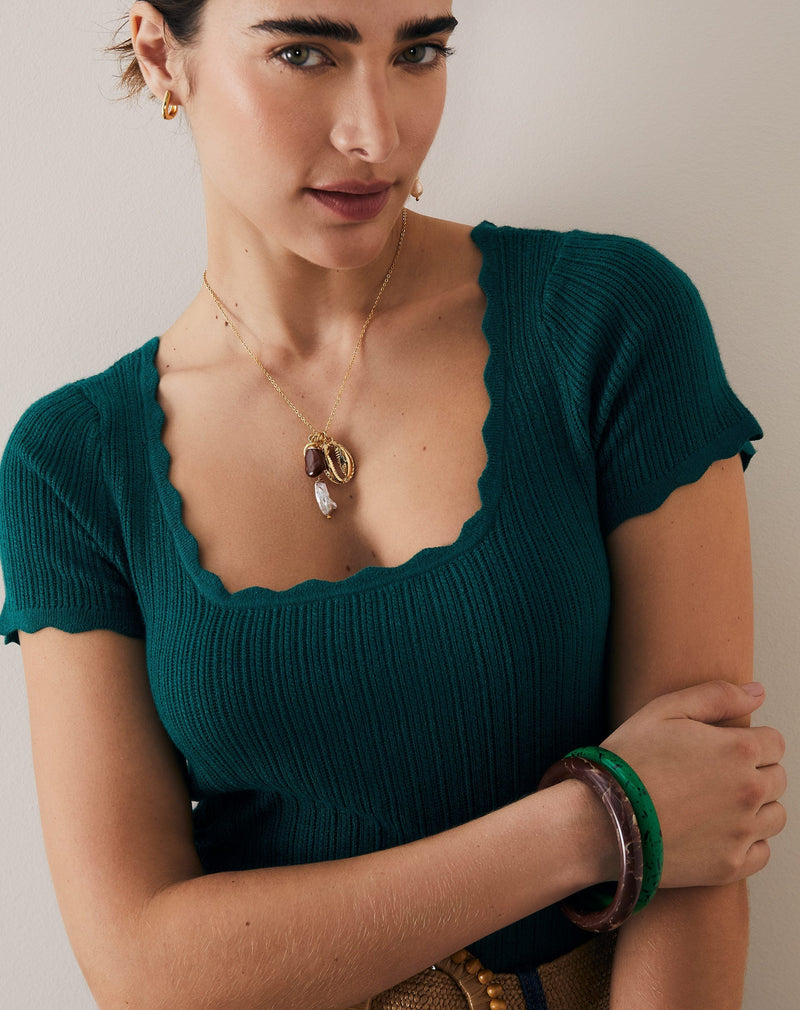 Kit com 2 Pulseiras de Resina Bicolor - Bicolor