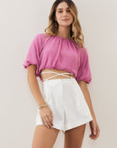 Kit 2 Pulseiras Tubo Folheada - Bicolor