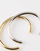 Kit 2 Pulseiras Tubo Folheada - Bicolor