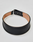 Cinto Largo com Botões - Preto