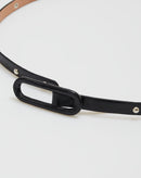 Cinto Fino com Tachas - Preto