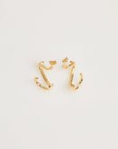 Brinco Argola Tripla Ear Jacket Folheado - Dourado