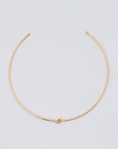 Choker Detalhe Nó Folheado - Dourado
