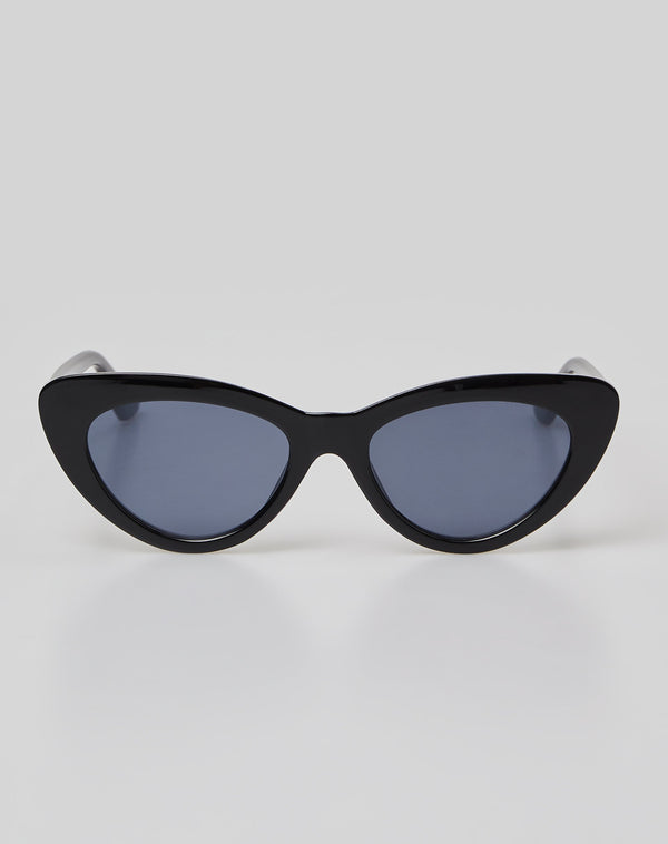 Óculos de Sol Gatinho Acetato - Preto