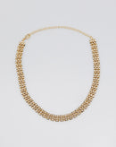 Colar Choker de Corrente Articulada - Dourado