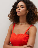 Colar Choker de Corrente Articulada - Dourado