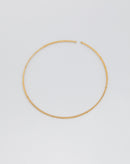 Colar Choker Minimal Folheado - Dourado