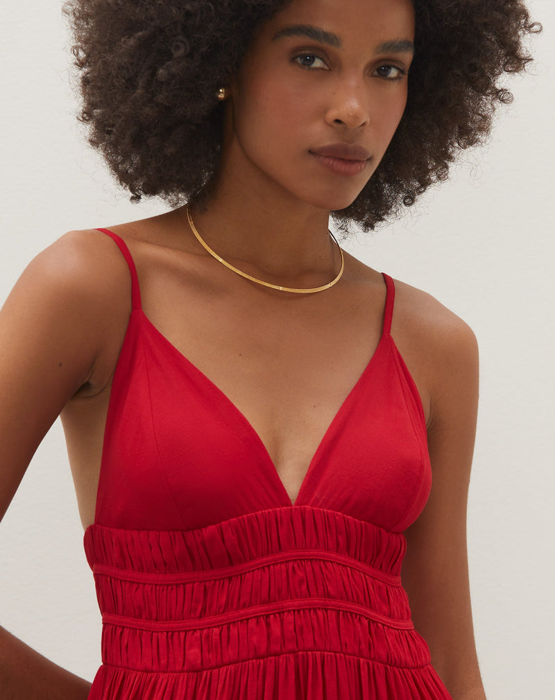 Colar Choker Minimal Folheado - Dourado