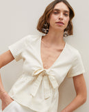 Brinco de Corrente com Flores - Dourado