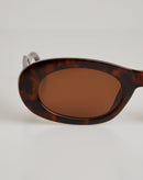 Óculos de Sol Oval Retrô Acetato - Tartaruga