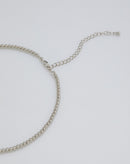 Colar Choker Bolinhas Folheado - Prata