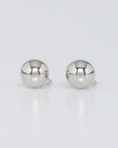 Brinco Bolas Folheado - Prata