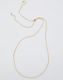 Colar Comprido Gravata - Dourado