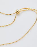 Colar Comprido Gravata - Dourado