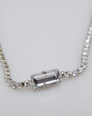 Pulseira Ajustável Cristal - Prata