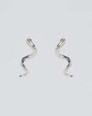 Brinco Abstrato Espiral - Prata