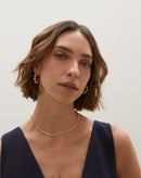 Brinco Argola Bolinhas - Dourado