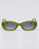 Óculos de Sol Oval Acetato - Verde