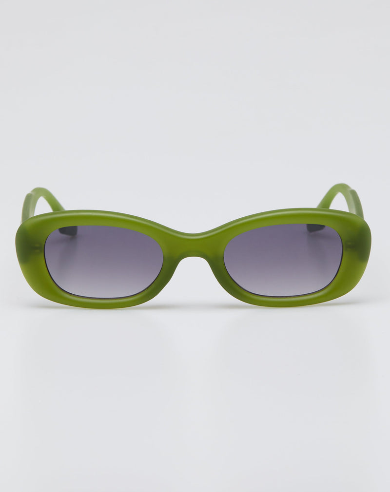 Óculos de Sol Oval Acetato - Verde