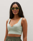 Óculos de Sol Oval Acetato - Verde