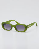 Óculos de Sol Oval Acetato - Verde