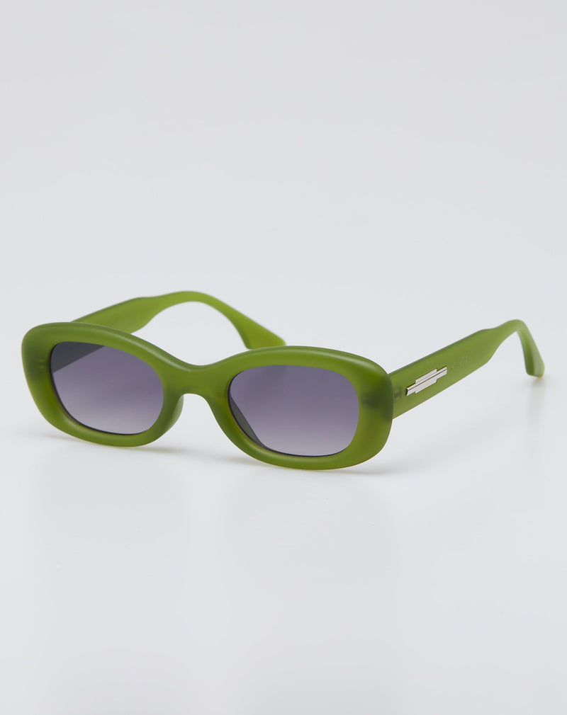 Óculos de Sol Oval Acetato - Verde