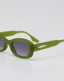 Óculos de Sol Oval Acetato - Verde