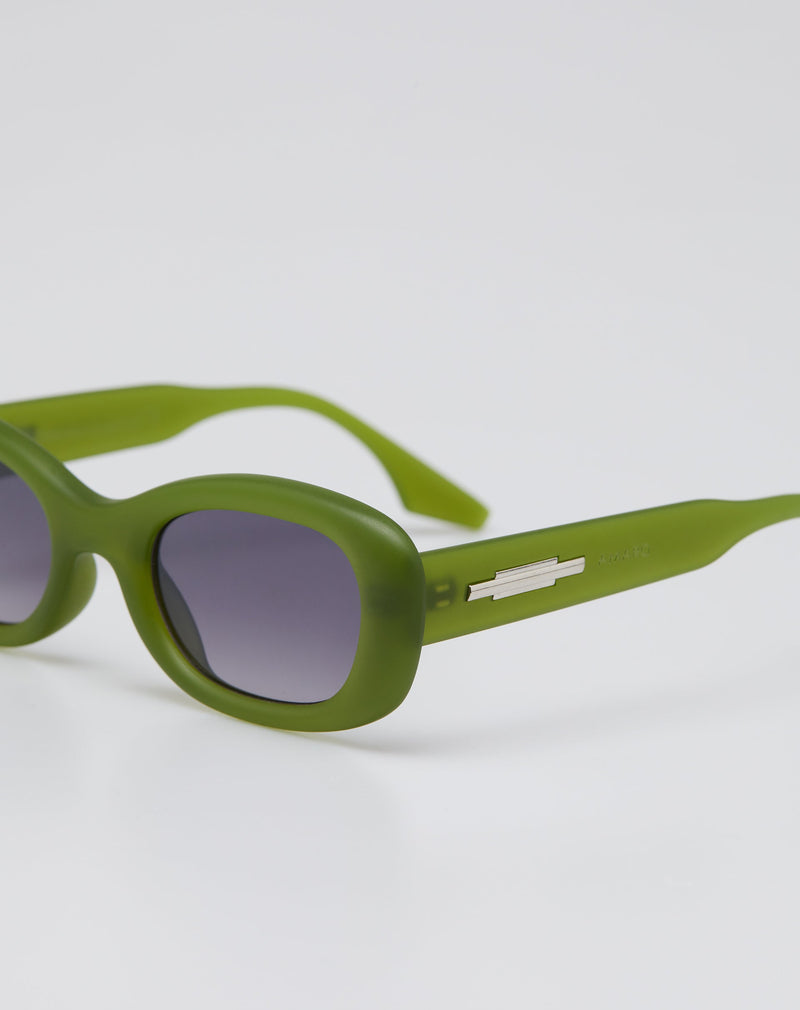 Óculos de Sol Oval Acetato - Verde