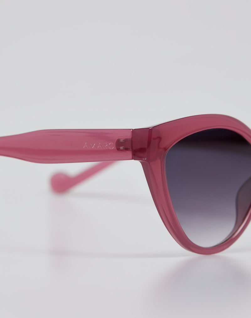 Óculos de Sol Gatinho Fino Acetato - Rosa