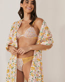Robe Estampado Mangas Bufantes - Tropical Garden Liberty